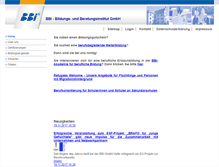 Tablet Screenshot of bbi-bildung.de